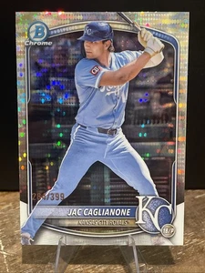 2025 Bowman Chrome- Jac Caglianone (Prospect) Pulsar Refractor /399 #BCP-154 - Picture 1 of 3