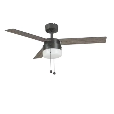 NOVO Hampton Bay Montgomery II 44 pol. Ventilador de teto interno de bronze polido a óleo - Imagem 1 de 3