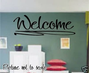 WELCOME vinilo arte mural - calcomanía - HOME DECOR - Imagen 1 de 1