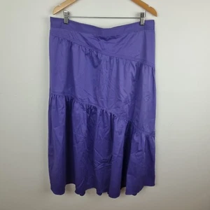 Maxi Falda Veronika Maine Púrpura Talla 16 Nueva Con Etiquetas - Imagen 1 de 4