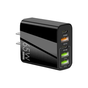 Cargador PD de pared USB-C súper rápido 65 W tipo C UE/EE. UU./Reino Unido para teléfono iPhone Samsung - Imagen 1 de 11