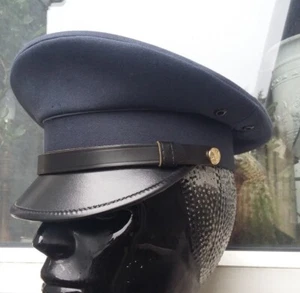 Genuine Air Force/Army Peak Hat/Cap 54cm Czech, VINTAGE Military Events Boys - Picture 1 of 5