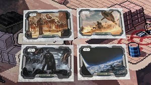2022 Topps Star Wars Book of Boba Fett Concept Art CA-3,7,9 and 10