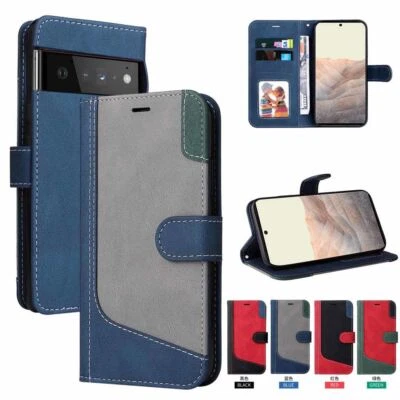 For Google Pixel 7 6 Pro 5A 5G Wallet Card Holder Flip Leather Phone Case Cover - Image 1 of 4