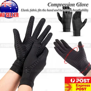 Compression Arthritis Gloves Hand Wrist Brace Finger Pain Relief HOT - Picture 1 of 13