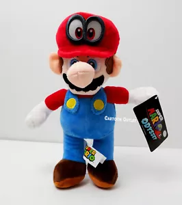 Supper Mario Nintendo Red Cappy Hat Plush Figure Stuffed Doll Gift Toy 12" New - Picture 1 of 7