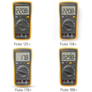 Fluke 15B+/17B+/18B+/12E+ Digital Multimeter DMM AC/DC/R/C Voltage Current Test - Picture 1 of 11