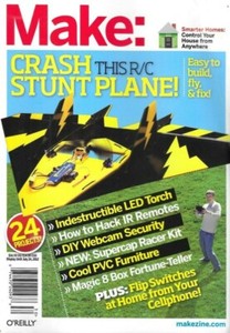 Make Magazine RC Stunt Plane LED Torch DIY Webcam Security PVC Furniture 2012