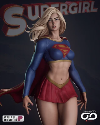 Shadaloo Supergirl resin 1/6 12in 1/4 20in figure DIY kit unpainted - Image 1 of 4
