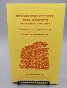 Monongalia County, WV, Records of the District Vol 8 1811-12 & 1814-20 - Zinn PB - Picture 1 of 11