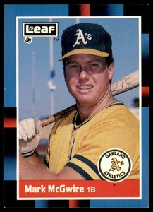 1988 Leaf/Donruss #194 Mark McGwire A's (wrinkle) *2366