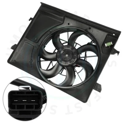 Conjunto de ventilador de refrigeración del radiador para Kia Forte Koup 2010 11-2013 2,0 L 2,4 L L4 Foto 1 de 4