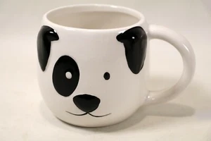 Cute Dog Face Coffee tea Mug Cup Ceramic Dog Lover Spot pup kitchen - Picture 1 of 4