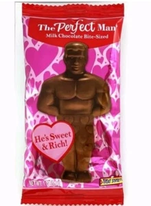 3 Pack Of The Perfect Man - Premium Solid Milk Chocolate - 1 oz each - Fast Ship - Picture 1 of 4