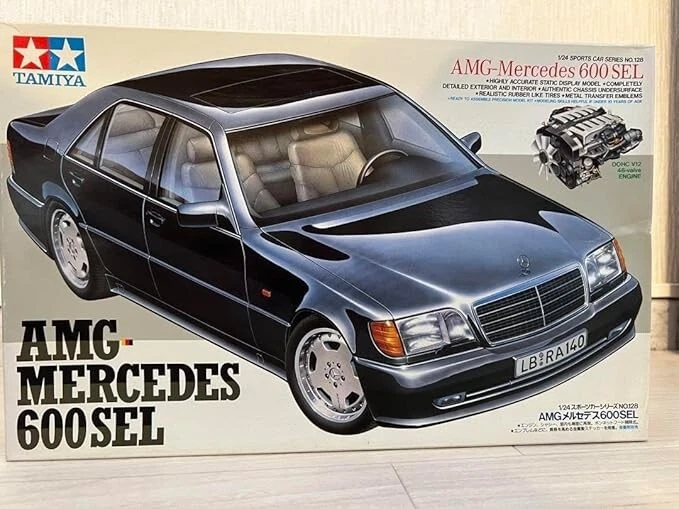 Tamiya Mercedes Benz Amg 600Sel modello 1/24 auto sportiva serie n. 128 plastica - Immagine 1 di 1