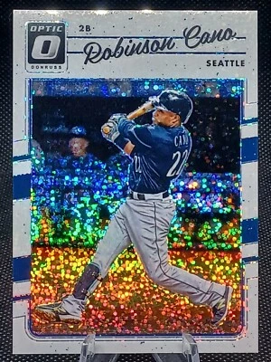 Panini Donruss Optic Panini Rewards Robinson Cano White Sparkle Prizm #137 2017 Foto 1 de 2