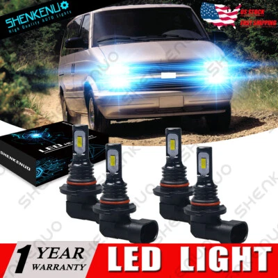For CHEVROLET ASTRO VAN Combo 8000K High&Low Beam Front LED Headlight Bulbs Set - Image 1 of 4