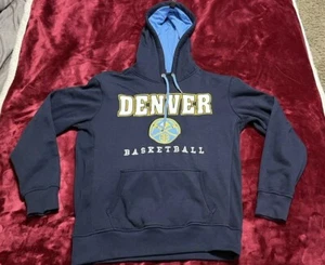 NWOT Denver Nuggets NBA Basketball Hoodie Mens Ci Sport Sweatshirt Medium - Picture 1 of 10