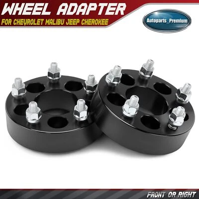 Adaptador de rueda 2 piezas de 5x100 mm a 5x4,5" M12x1,5 65,1 mm 1,5" para Chevy Jeep Dodge Foto 1 de 4