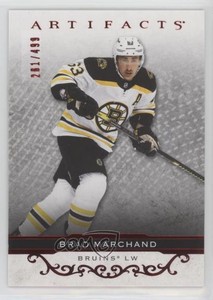 2021-22 Upper Deck Artifacts Stars Ruby /499 Brad Marchand #134