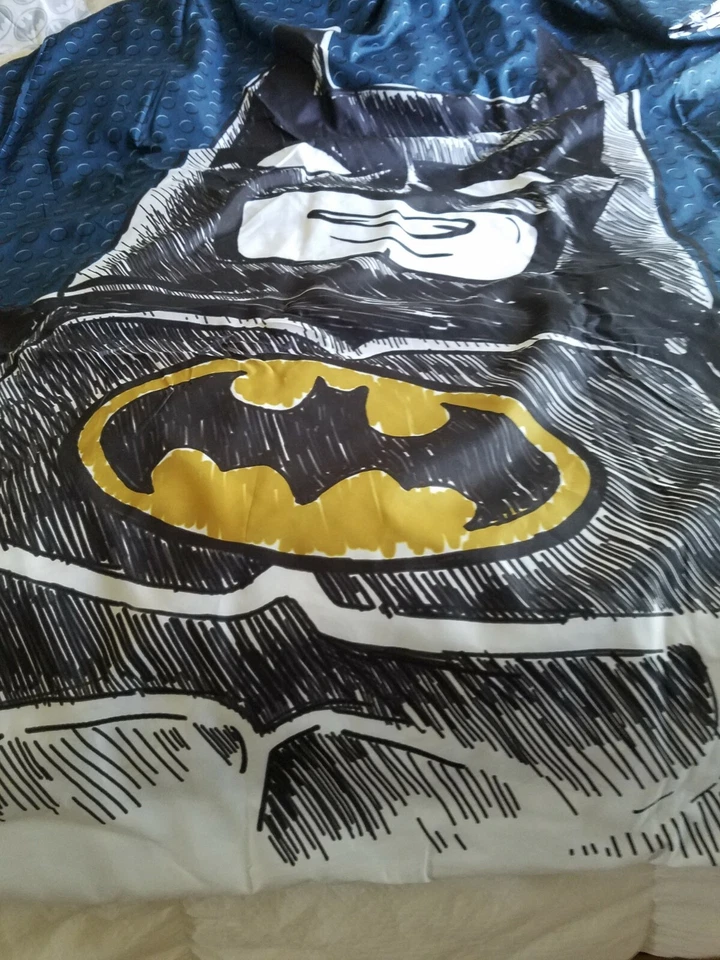 Lego Sketchy Batman Fabric, Comforter Cover Shell Bedroom Reversible twin duvet - Image 1 of 4
