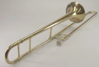 Trombone Tenor Vintage Reynolds, Sino 7 1/4", Estojo Rígido, 3 Bocais, Peso,  - Imagem 1 de 4