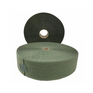 ¡CINCUENTA YARDAS! Carretes OLIVE MONÓTONOS DE CUATRO PULGADAS DE ANCHO DE 50 YARDAS. - Imagen 1 de 1