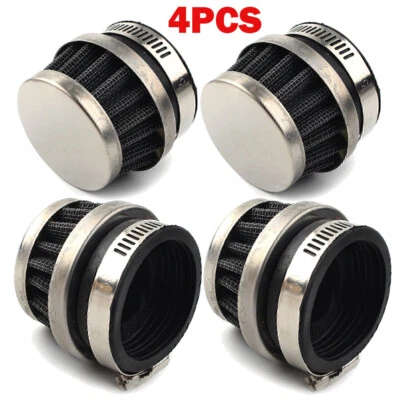 4pcs 46mm Air Filter Pod Intake Cleaner For Honda For Kawasaki For Suzuki Yamaha - Image 1 of 4