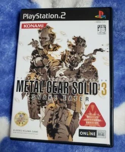 PS2 Metal Gear Solid 3 Snake Eater Playstation 2 Sony Konami GAME JAPAN JP JPN - Picture 1 of 3