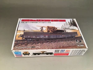 T-Model TK7305 1/72 tedesco 88mm Flak 36 attacco su 50T Ssys Wagon modello 2019 - Foto 1 di 5