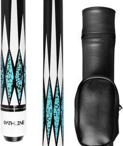 PLN Pool Cue Kit - 58 Inch Canadian Maple Billiard Pool Stick and Hard Case - Picture 1 of 6