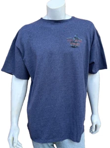 Wrangler Men's Cowboy Graphic Blue Team Roper T-Shirt Size 2 XL 100% Cotton NWT - Picture 1 of 8