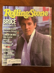 Bruce Springsteen Rolling Stone Magazine October 10, 1985 #458 great cover pose - Picture 1 of 11