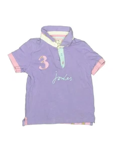 Little Joule Girls Purple Short Sleeve Top 6 - Picture 1 of 2