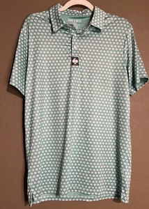 PINS AND ACES grün Ace of Spade Golf Performance Poloshirt Herren Größe Medium " - Bild 1 von 6