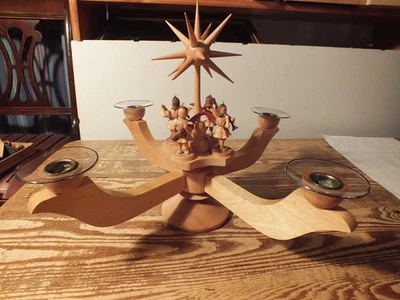 15) Erzgebirge Adventsleuchter Expertic GDR - Bild 1 von 4