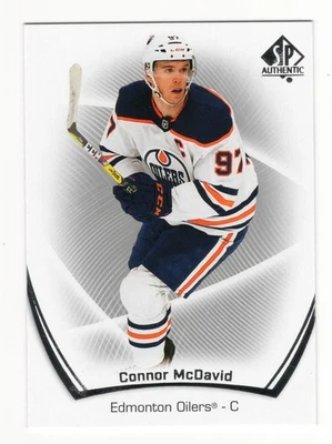 2021-22 SP Authentic Connor McDavid Card #1 Edmonton Oilers - Image 1 of 2