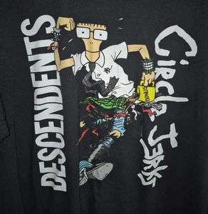 Descendants Circle Jerks PUNK Band concert tour T Shirt lp cd XL - Picture 1 of 3