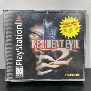 Resident Evil 2 PSP1 (Sony PlayStation 1, 1998) Black Label - No Manual - Picture 1 of 13