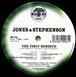 Jones & Stephenson - The First Rebirth - Italian 12" Vinyl - 2002 - Bonzai R... - Imagen 1 de 1