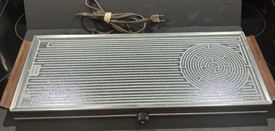 Calentador de alimentos Salton Hotray vintage H-128 EE. UU. mediados de siglo moderno funciona muy bien Foto 1 de 3