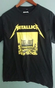 Metallica T-Shirt Album Cover Grafikdruck Kurzarm schwarz Tee - Bild 1 von 4