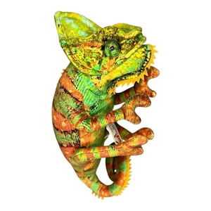 Folkmanis verschleiertes Chamäleon Puppe Eidechse realistisch Reptil lernen Plüsch 12 Zoll - Bild 1 von 2