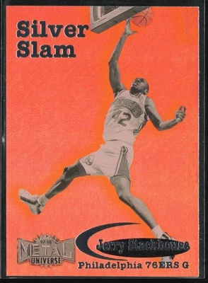 JERRY STACKHOUSE  1997-98 Metal Universe Silver Slam #7 - image 1 of 2