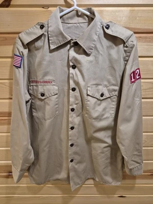 Boy Scouts of America BSA Uniforme Oficial (Camisa Bronceada Manga Larga Adulto) Foto 1 de 4