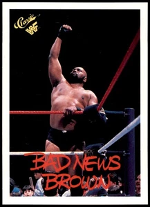 Bad News Brown 1990 Classic WWF TitanSports Wrestling Card #26 - Picture 1 of 2