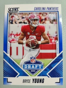 Puntuación Bryce Young NFL Draft #2 2023 radiocontrol novato Carolina Panthers numerada 088/100 - Imagen 1 de 2