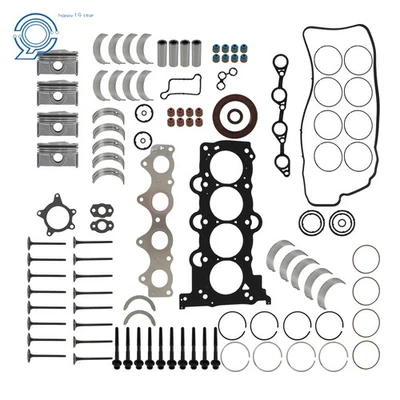 Kit de reconstrucción de revisión de motor DOHC G4FD para Hyundai Kia Accent Rio 2012-2016 1,6 L Foto 1 de 4