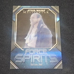 2024 Topps Star Wars Masterwork Qui-Gon Jinn Force Spirits SP ES1 29 - Bild 1 von 2