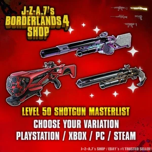 Borderlands 4✨SHOTGUN MASTERLIST BL4 LVL 50 ITEMS, GUNS ✅PC-PS-XBOX✨ - Picture 1 of 57